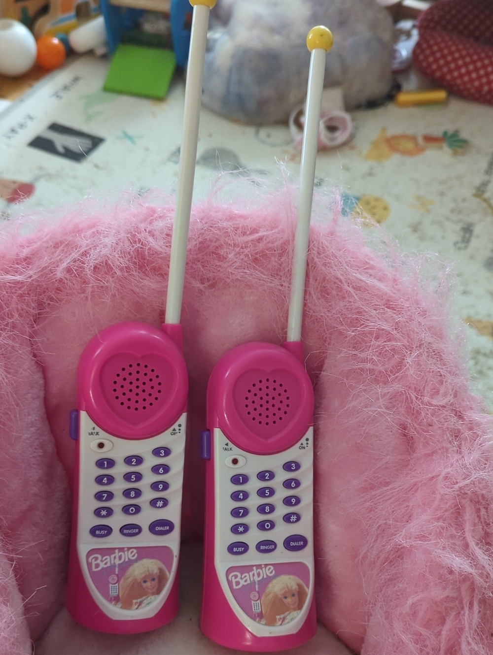Barbie Pink and Purple Twin Walkie Talkies - Playset Pair